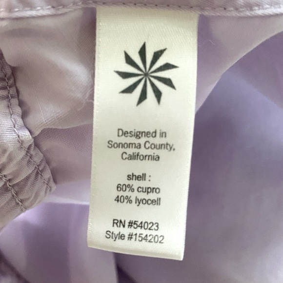 Athleta High-Rise Lilac Purple Drawstring Shorts - Picture 6 of 7